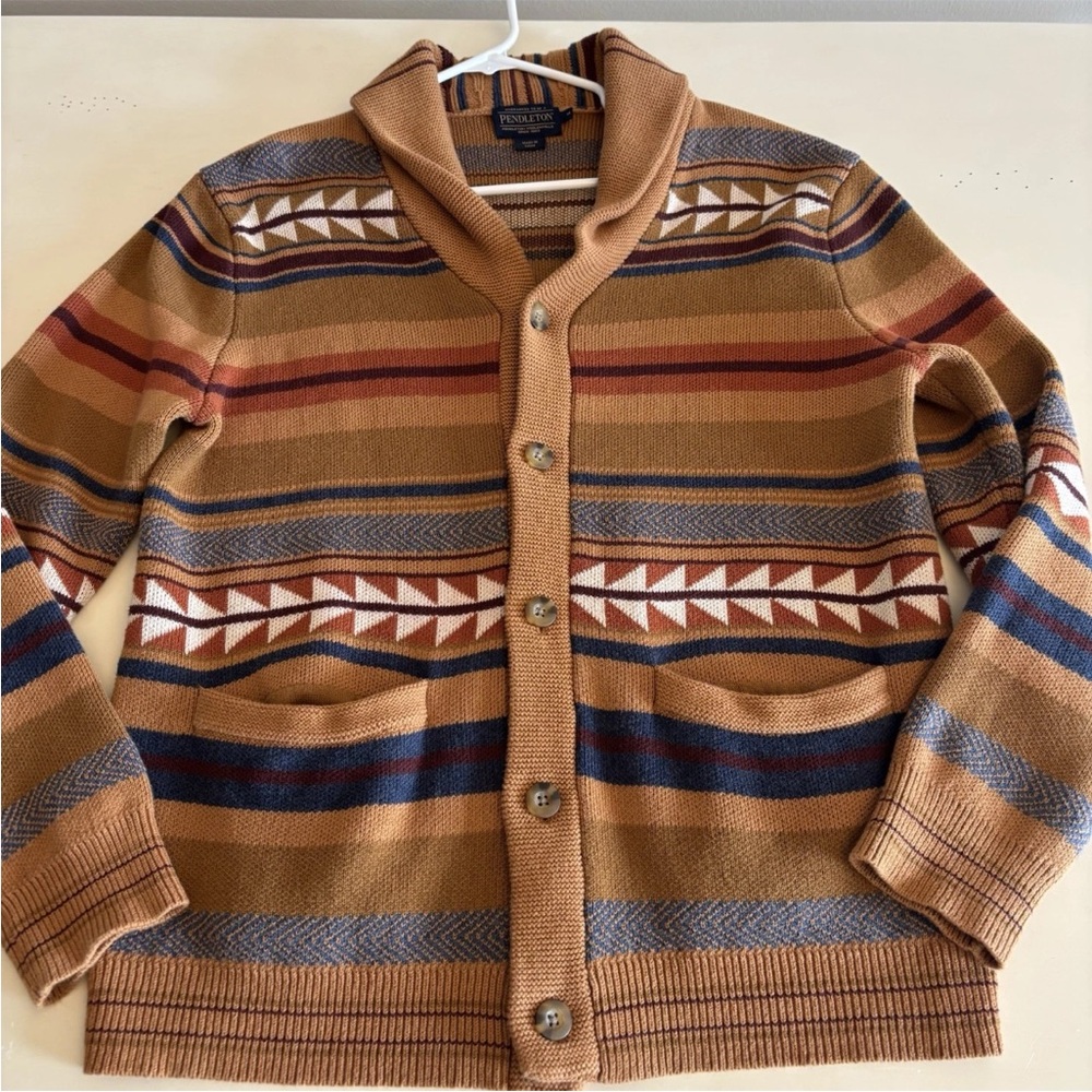 Pendleton Geometric Cardigan Medium